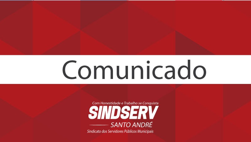 Imagem de Sindserv Santo André realizará Assembleia Geral nesta segunda-feira 
