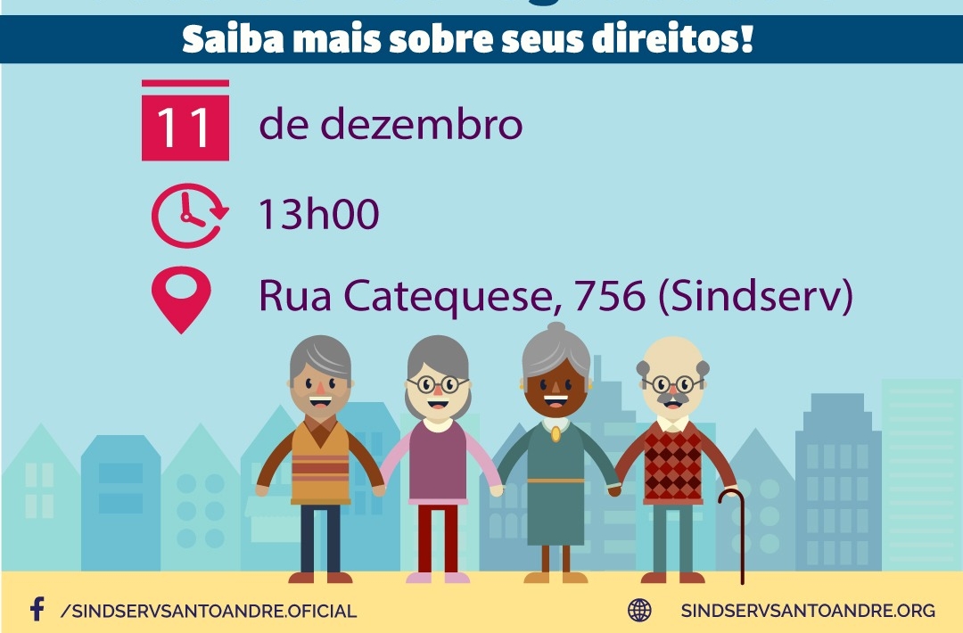 Imagem de Estatuto do Idoso: Sindserv Santo André e OAB promovem palestra nesta terça-feira (11)