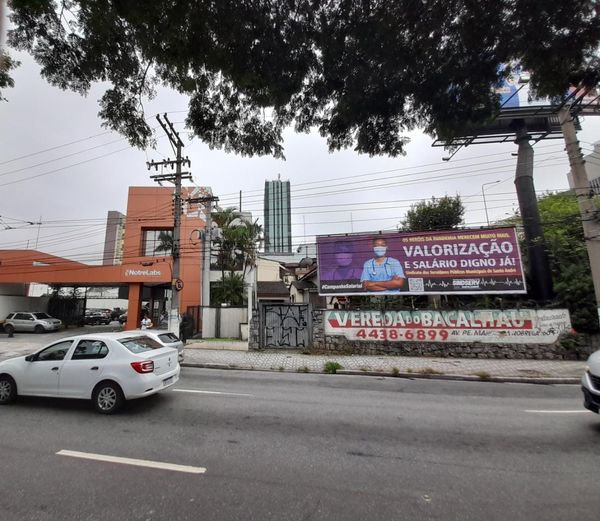 Imagem de Em Outdoor, Sindserv Santo André exige Valorização e Salário digno para servidores 