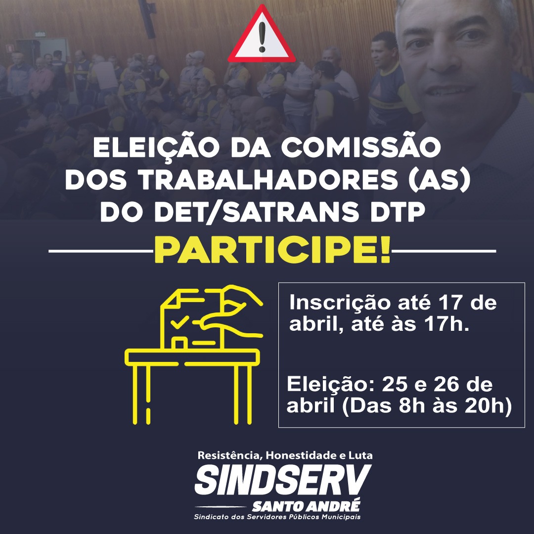 Imagem de Participe da eleição da Comissão dos Trabalhadores do Trânsito 