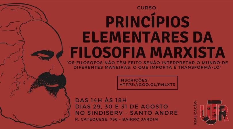 Imagem de Departamento de Formação e Relações Sindicais promove curso de Introdução à Filosofia Marxista