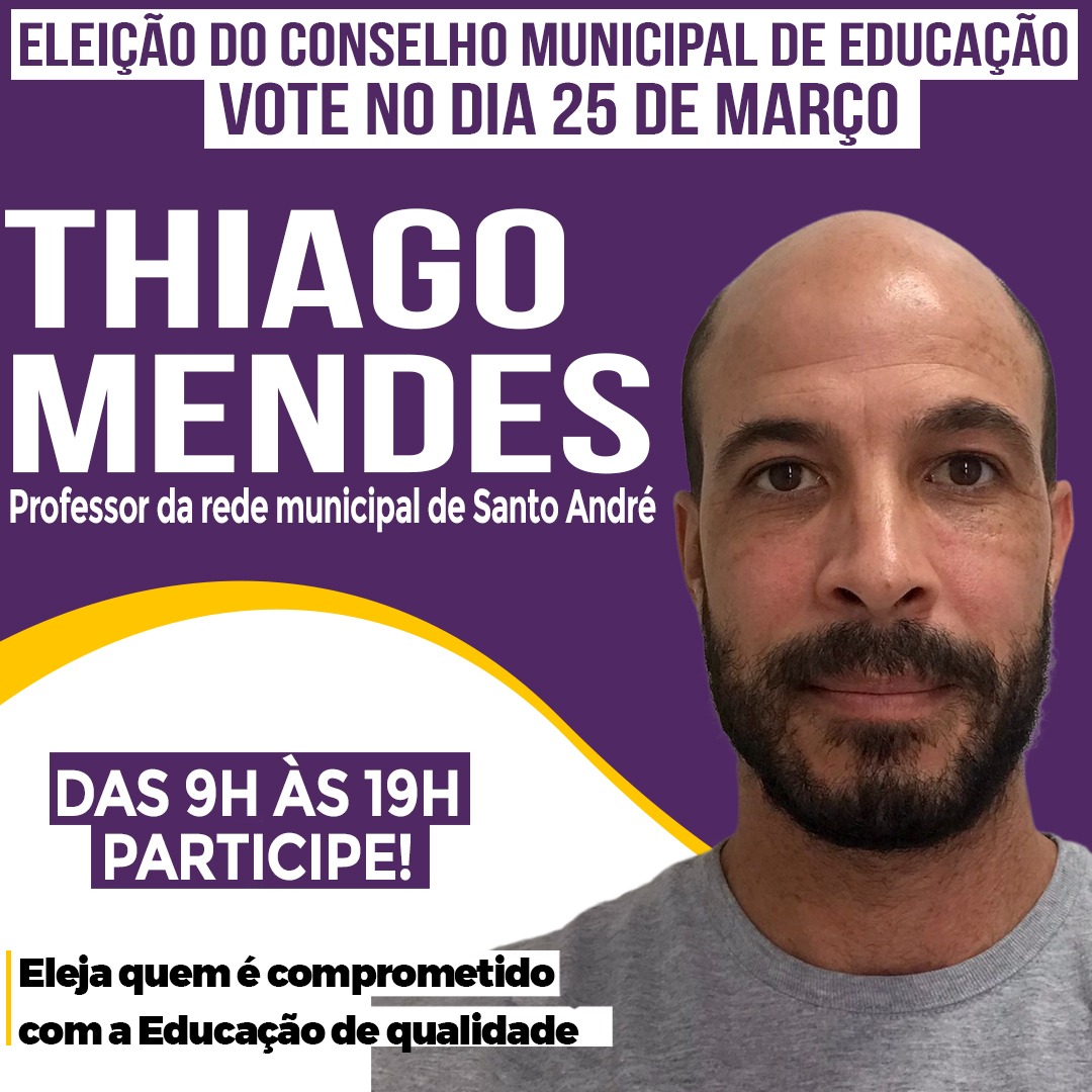 Imagem de Vote no candidato do Sindserv na Eleição do Conselho Municipal de Educação