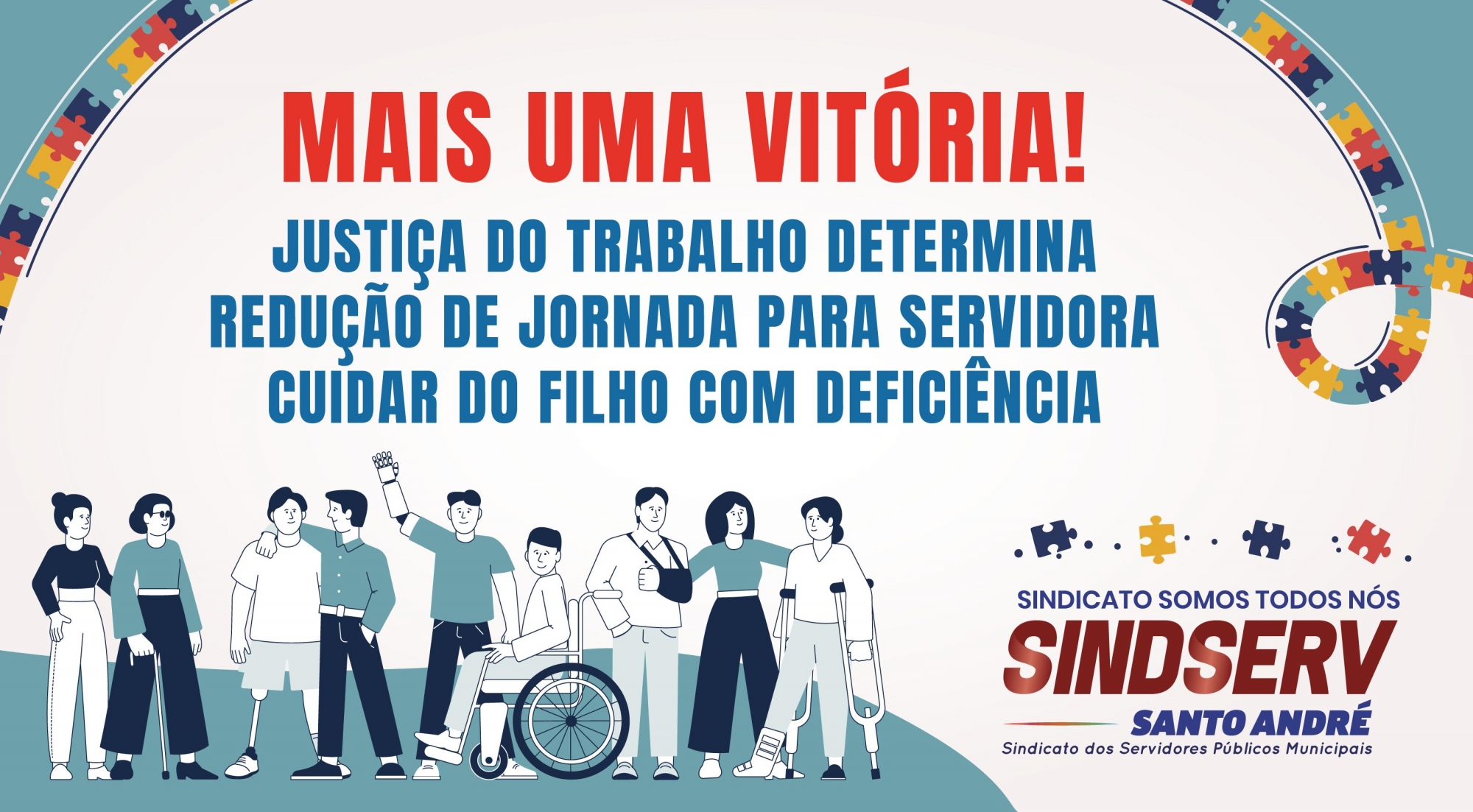 Imagem de Vitória do Sindicato: Justiça do Trabalho determina redução de jornada para servidora cuidar do filho com deficiência