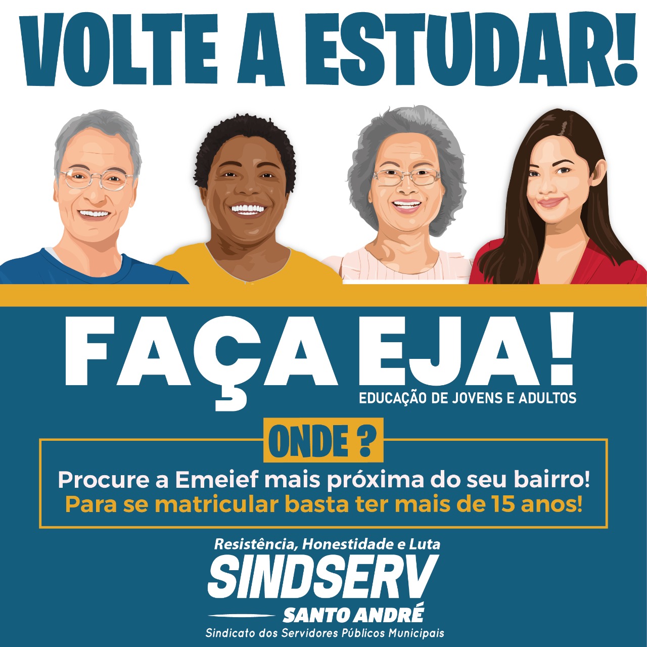 Imagem de Faça sua inscrição na EJA!