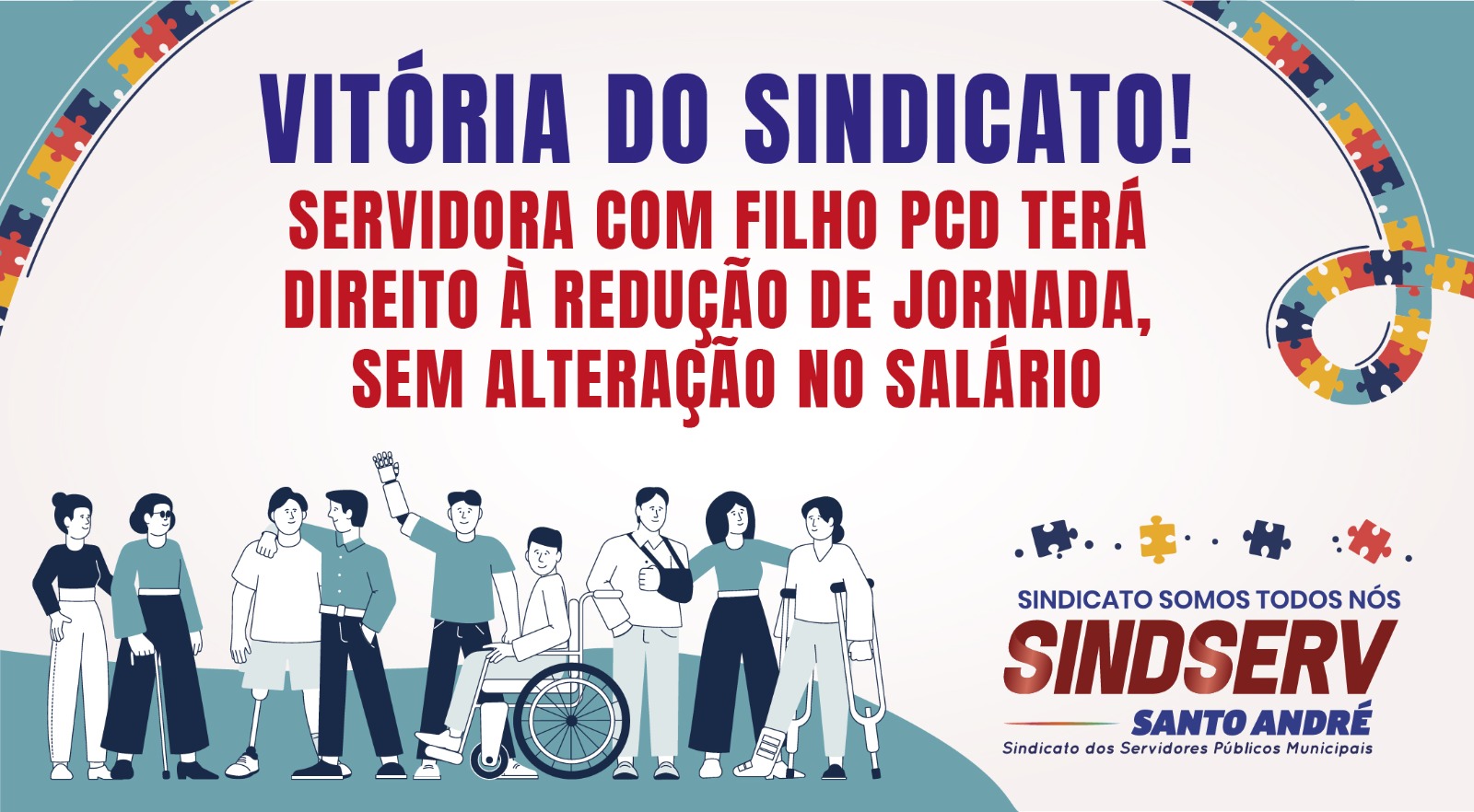 Imagem de Vitória do Sindserv: Justiça determina que servidora com filho PCD tenha redução de jornada