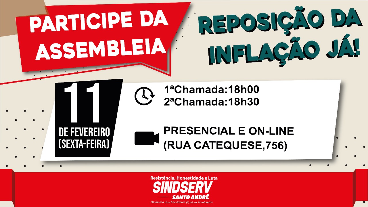 Imagem de Participe da Assembleia da Campanha Salarial nesta sexta-feira (11) no Sindicato e on-line