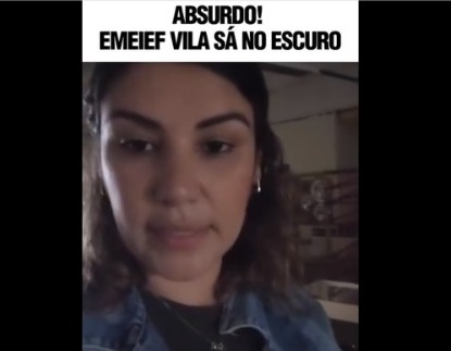 Imagem de Descaso: Profissionais da Educação e alunos ficam no escuro na EMEIEF VILA SÁ
