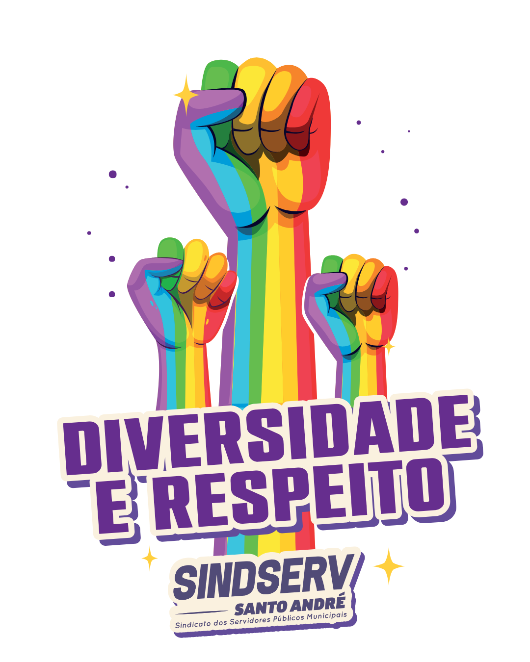 Imagem de Sindserv Santo André apoia ações em defesa do Mês do Orgulho LGBTQIA+