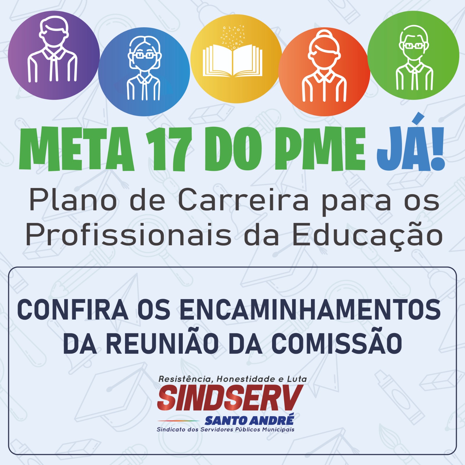 Imagem de Sindicato e Comissão dos Profissionais da Educação aprovam ações de luta em defesa do Plano de Carreira