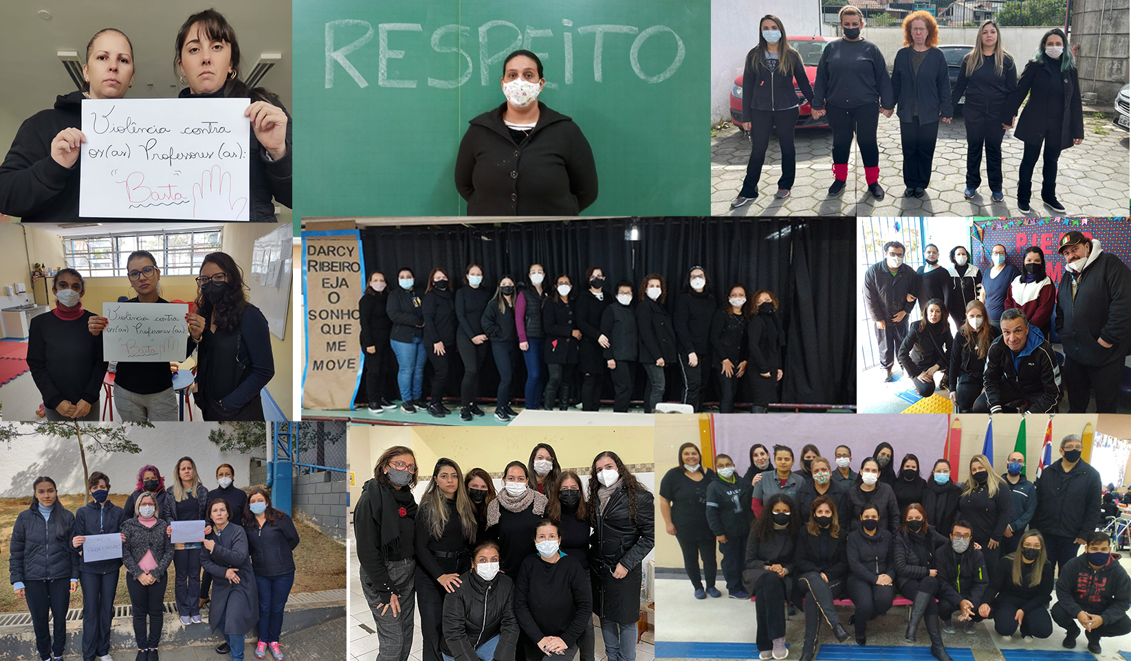 Imagem de Professores de Santo André divulgam ação nas redes sociais contra violência nas escolas