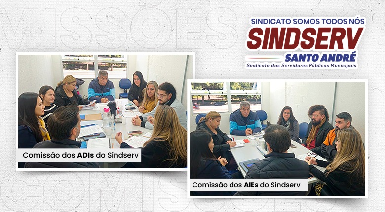 Imagem de Comissões dos ADIs e AIEs do Sindserv se reúnem com Secretários da Educação e Finanças