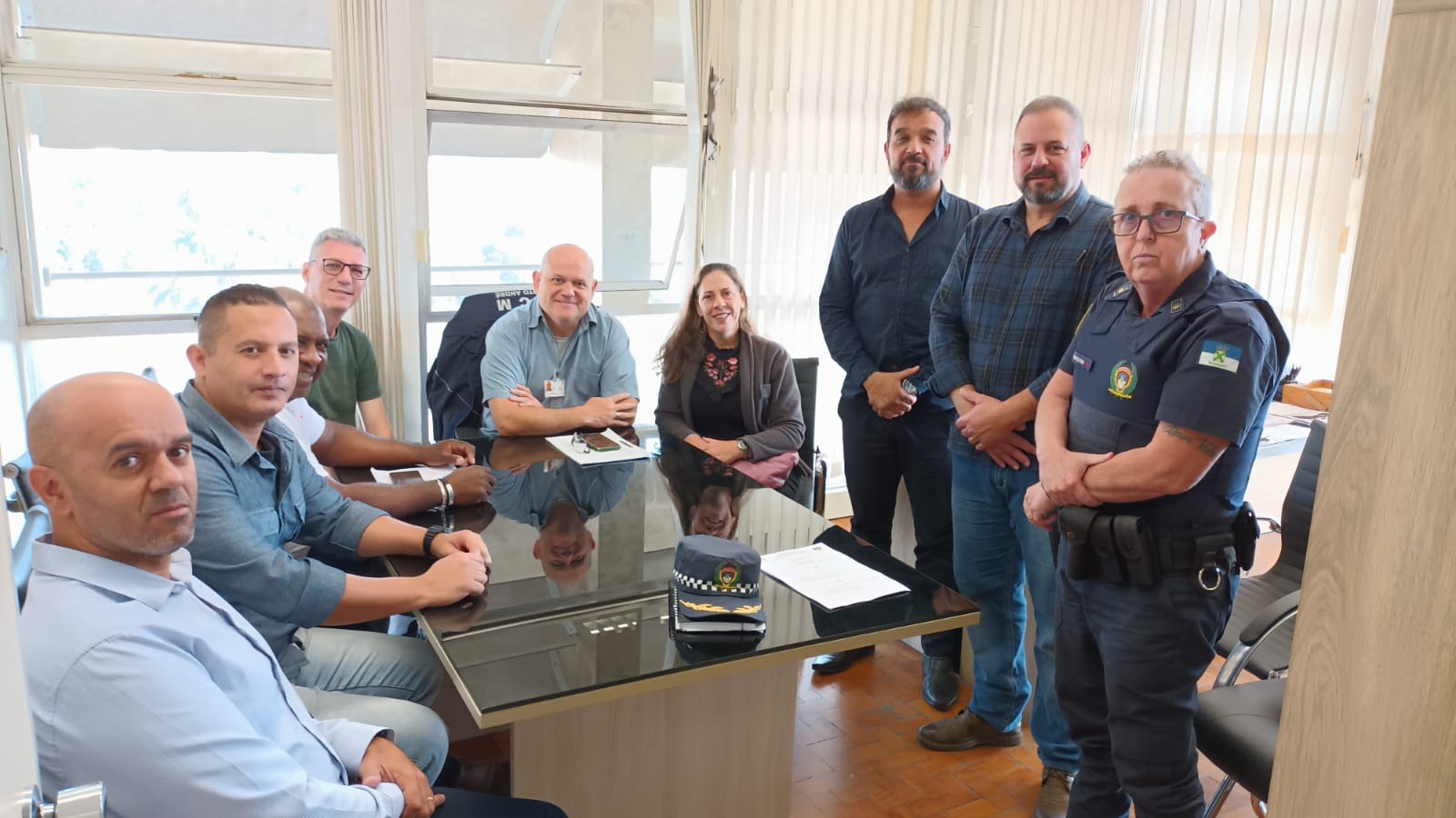 Imagem de Sindicato e Comissão da GCM debatem pautas da corporação com Secretário de Segurança Cidadã