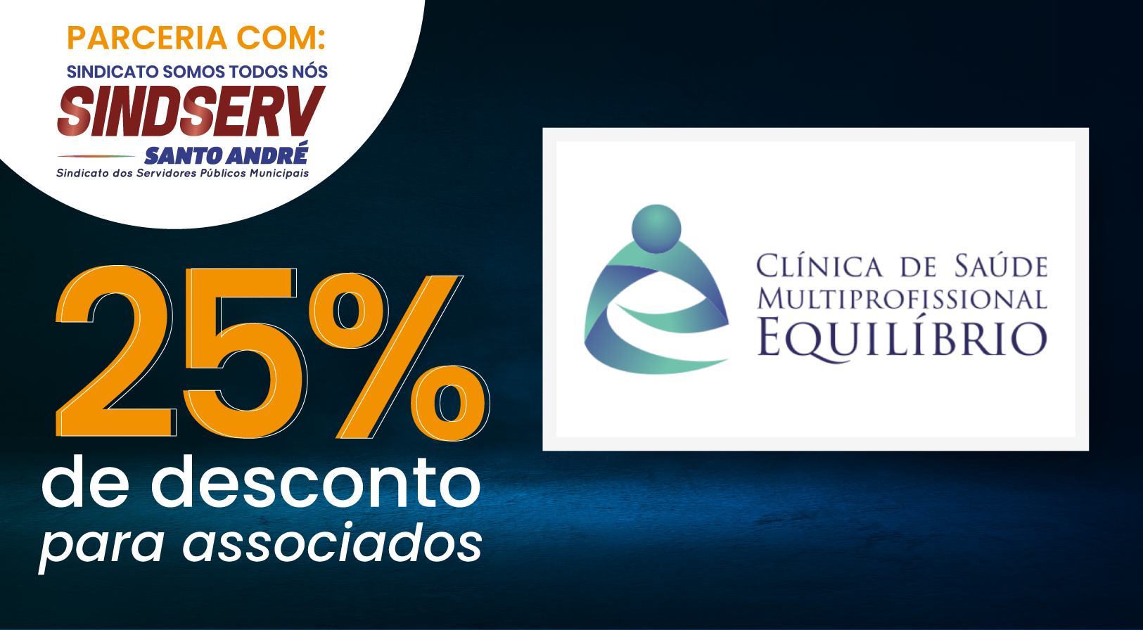 Imagem de Sindserv Santo André firma parceria com Clínica de Saúde Multiprofissional