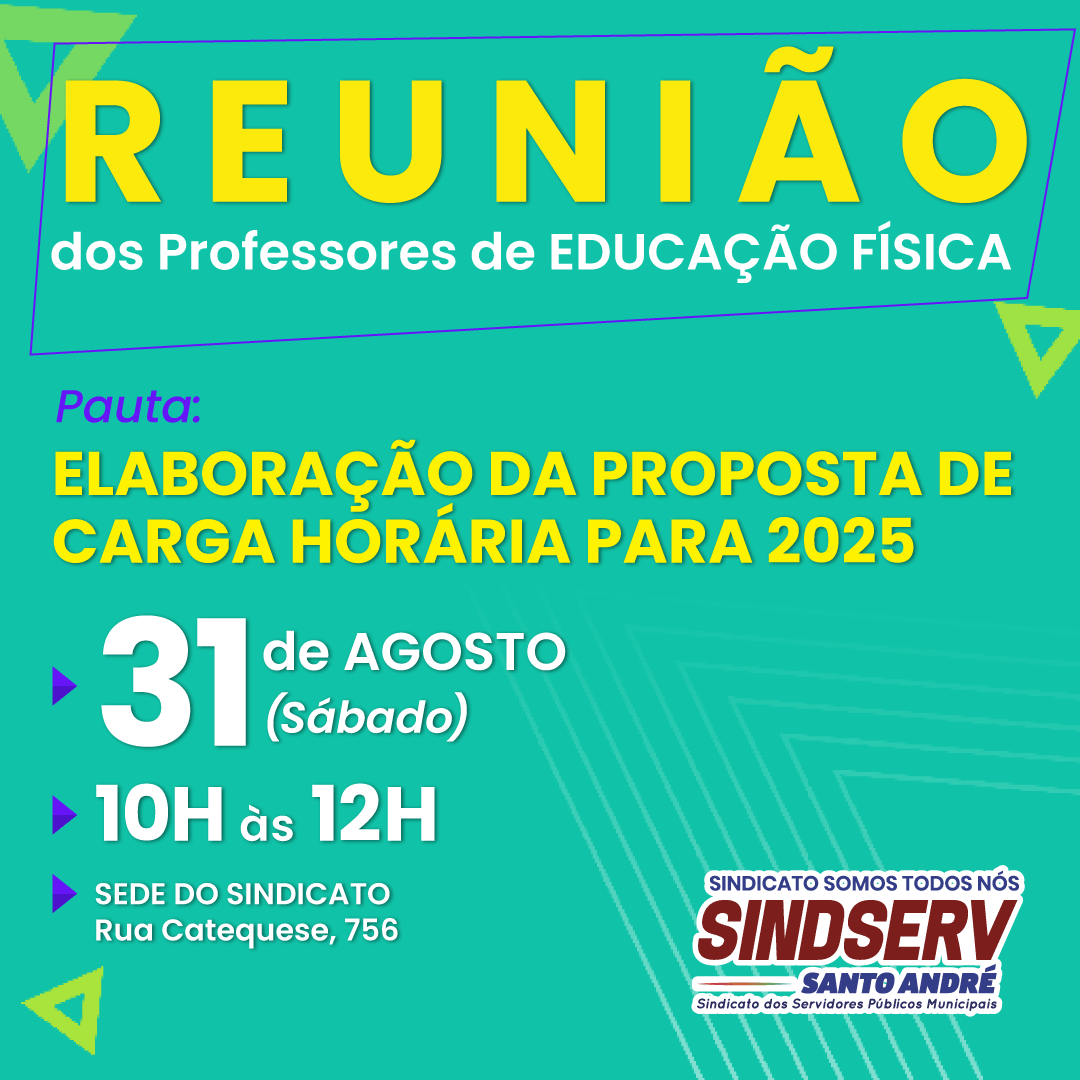 Imagem de Sindicato realizará reunião com professores de Educação Física 