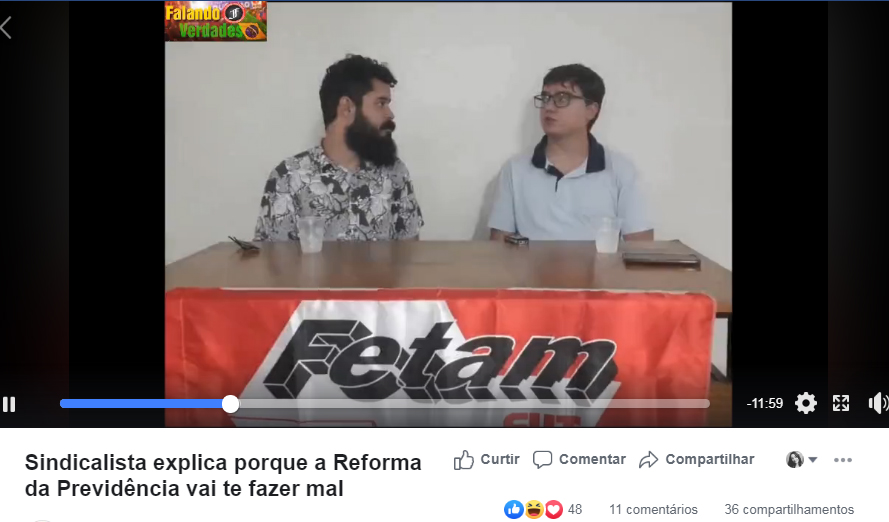 Imagem de Diretor da FETAM-SP repudia Reforma da Previdência aprovada pela Câmara Municipal em São Bernardo