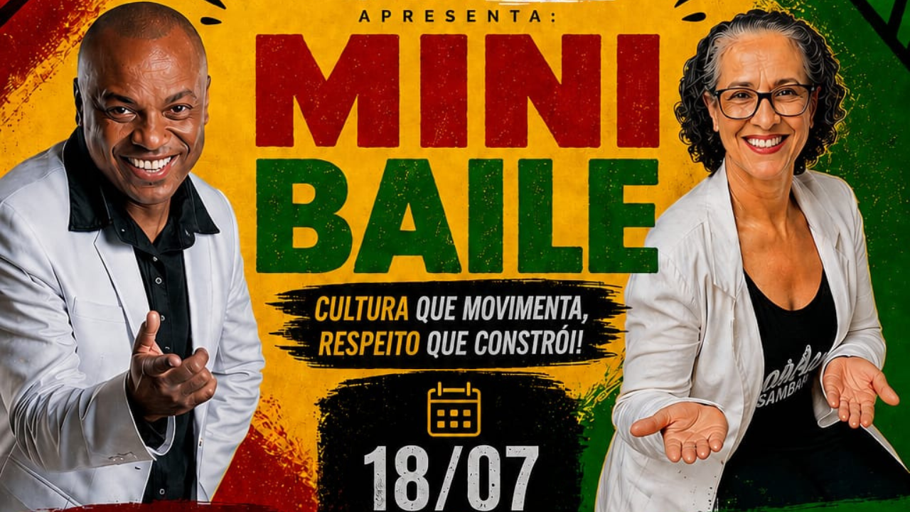 Imagem de Participe do Mini Baile de Samba Rock e Passinho no Sindicato 